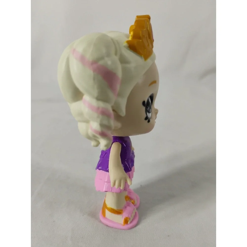 Kindi Kids Minis‎ Bobble Head Doll Tiara Sparkles Sparkle Eyes USED